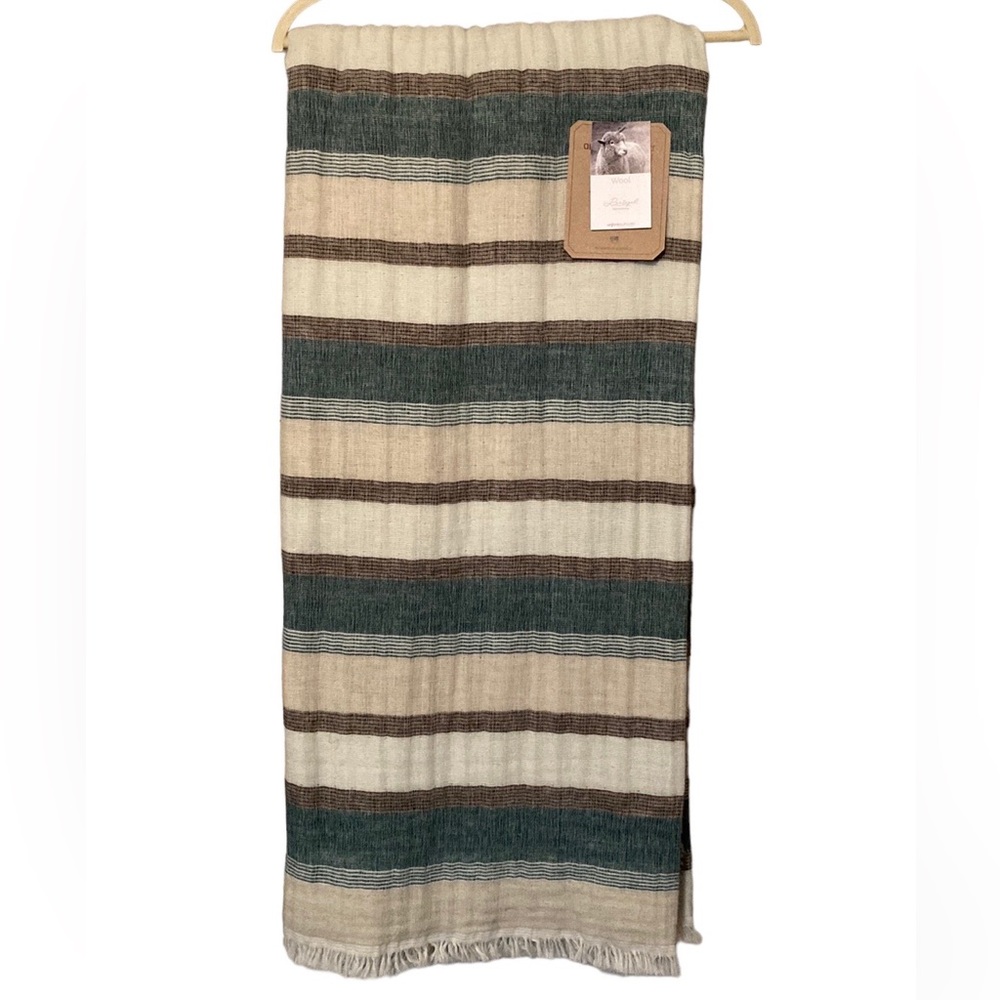 Antonio Salgado Wool/Cotton Throw NEW